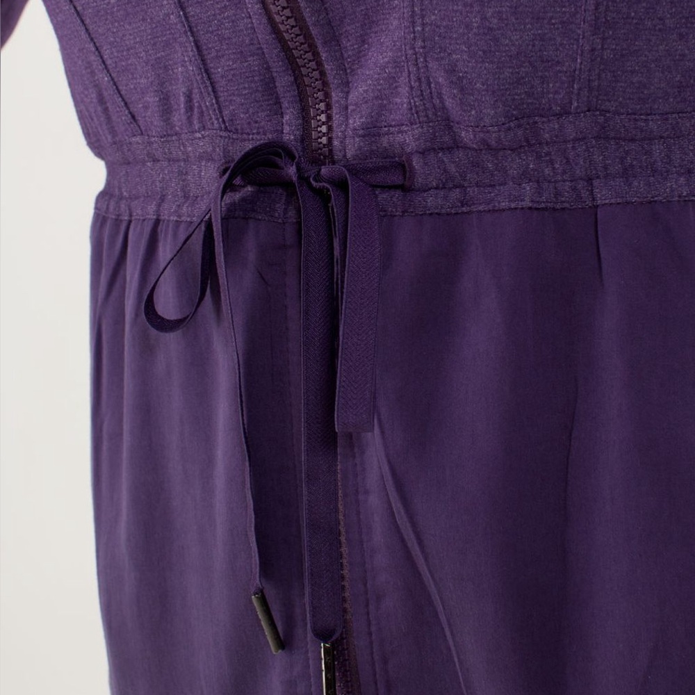 Lululemon Inner Peace Reversible Full Zip Workout Jacket, Concord Grape, S/M - Picture 7 of 15